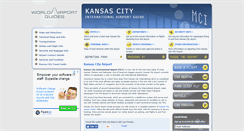 Desktop Screenshot of kansas-city-mci.worldairportguides.com