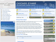 Tablet Screenshot of chicago-ord.worldairportguides.com