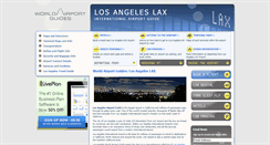 Desktop Screenshot of los-angeles-lax.worldairportguides.com