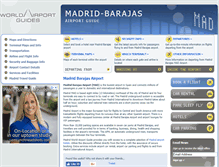 Tablet Screenshot of madrid-mad.worldairportguides.com