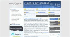 Desktop Screenshot of phoenix-phx.worldairportguides.com