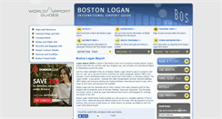 Desktop Screenshot of boston-bos.worldairportguides.com