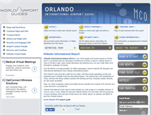 Tablet Screenshot of orlando-mco.worldairportguides.com