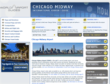 Tablet Screenshot of chicago-mdw.worldairportguides.com